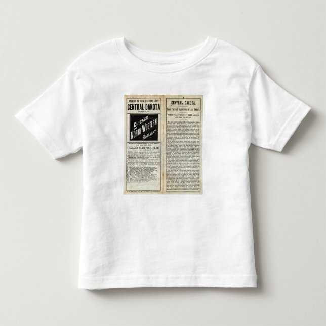 Camiseta De Bebé Dakota central (Anverso)