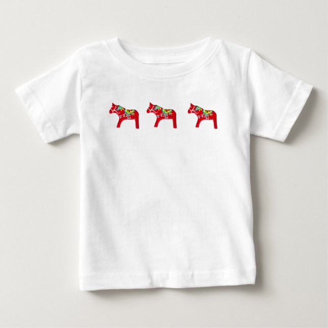 Camiseta De Bebé Dala Horse (Anverso)