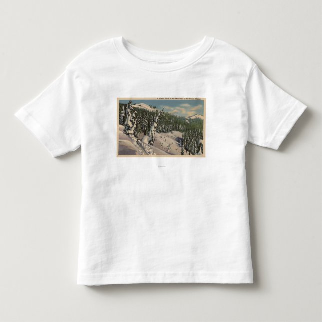 Camiseta De Bebé d'Alene de Coeur, identificación - d'Alene de (Anverso)