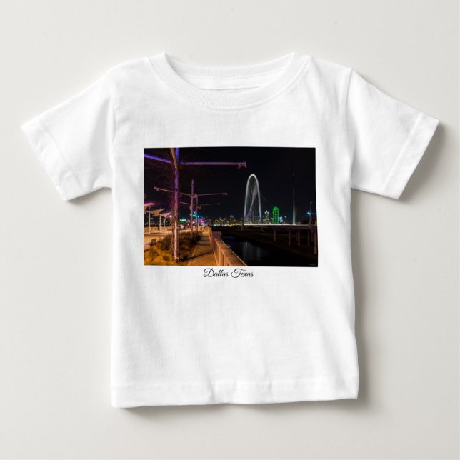 Camiseta De Bebé Dallas Evening Walk (Anverso)