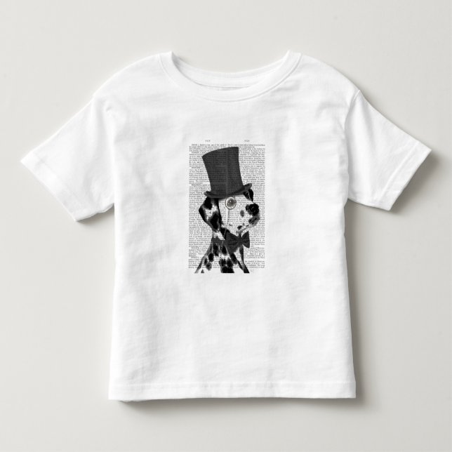 Camiseta De Bebé Dálmata, Gorra y hedor formal (Anverso)