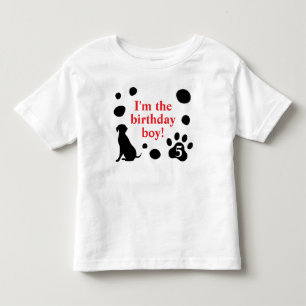 Camiseta De Bebé Dalmatian Spots Birthday Boy/Chica