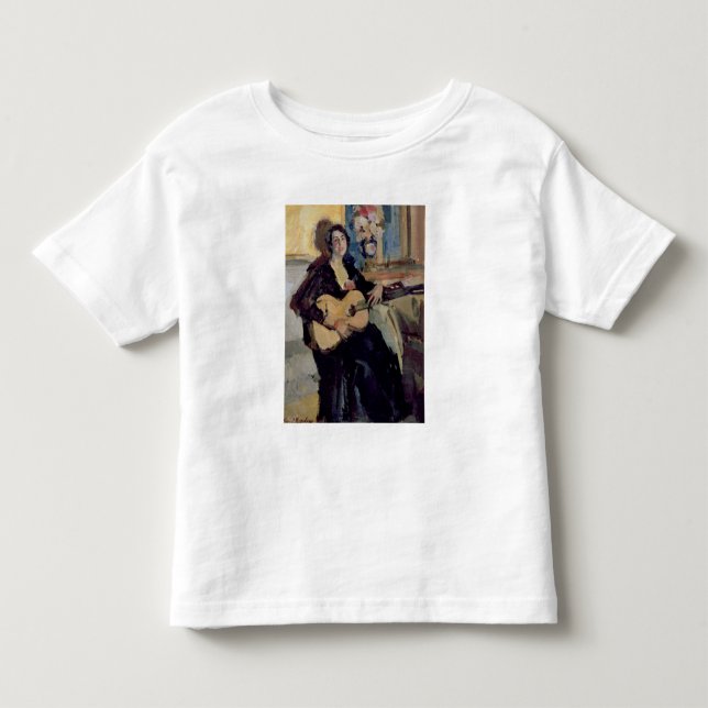 Camiseta De Bebé Dama con guitarra, 1911 (Anverso)
