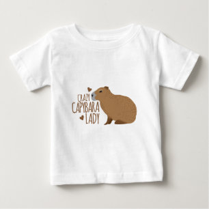 Camiseta De Bebé dama de capibara