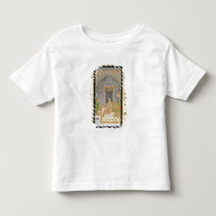 Camiseta De Bebé Dama sentada en un pabellón con asistentes, de