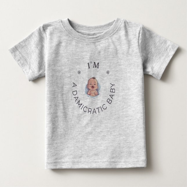 Camiseta De Bebé Damicrático (Anverso)