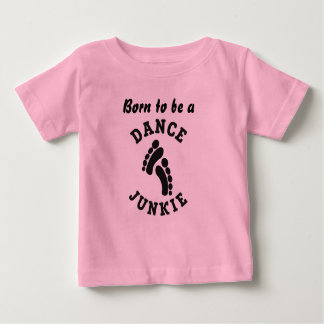 Camiseta De Bebé Dance Junkie Toddler Ruffle Tee
