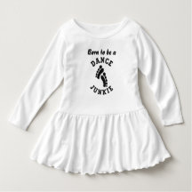 Dance Junkie Toddler Ruffle Vestido