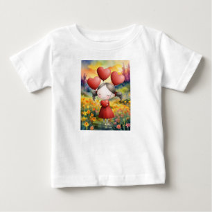 CAMISETA DE BEBÉ DANDO TODO EL AMOR EN SU CORAZÓN