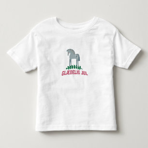 Camiseta De Bebé Danés Feliz Navidad Dala Horario