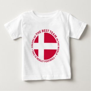 Camiseta De Bebé Danmark Shield