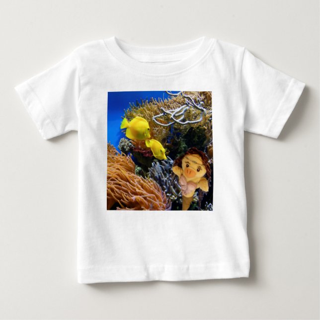 Camiseta de bebé Danni la Sirena (Anverso)