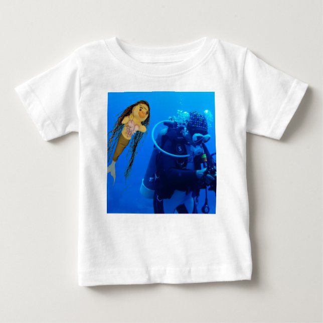 Camiseta de bebé Danni la Sirena (Anverso)