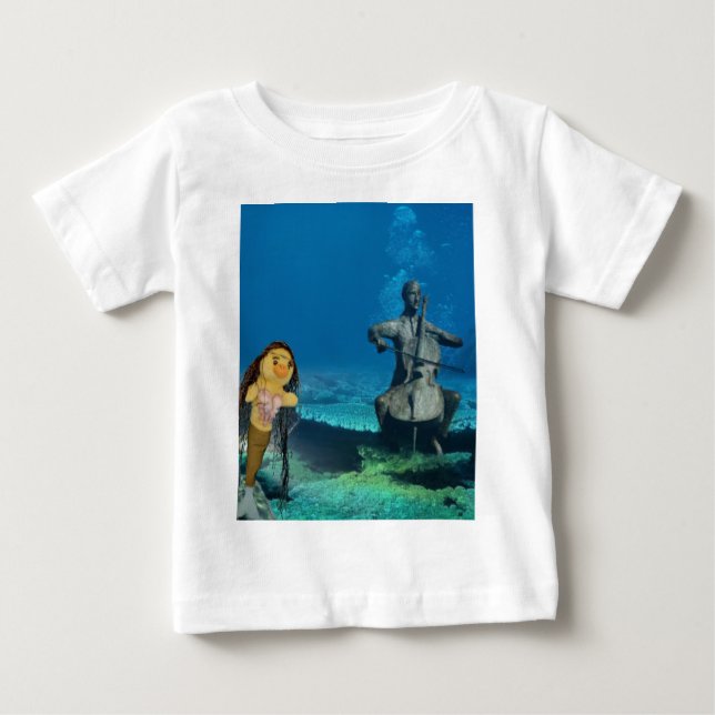 Camiseta De Bebé Danni the Mermaid  Baby T-Shirt (Anverso)