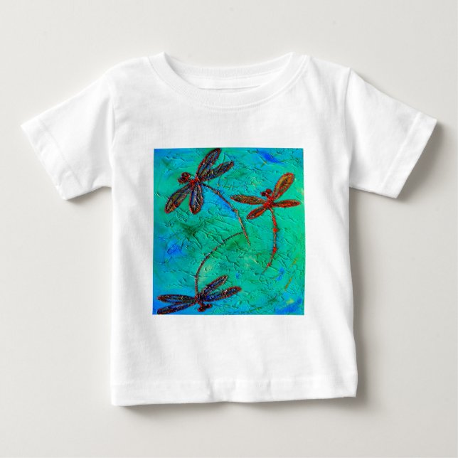 Camiseta De Bebé Danza de libélula (Anverso)