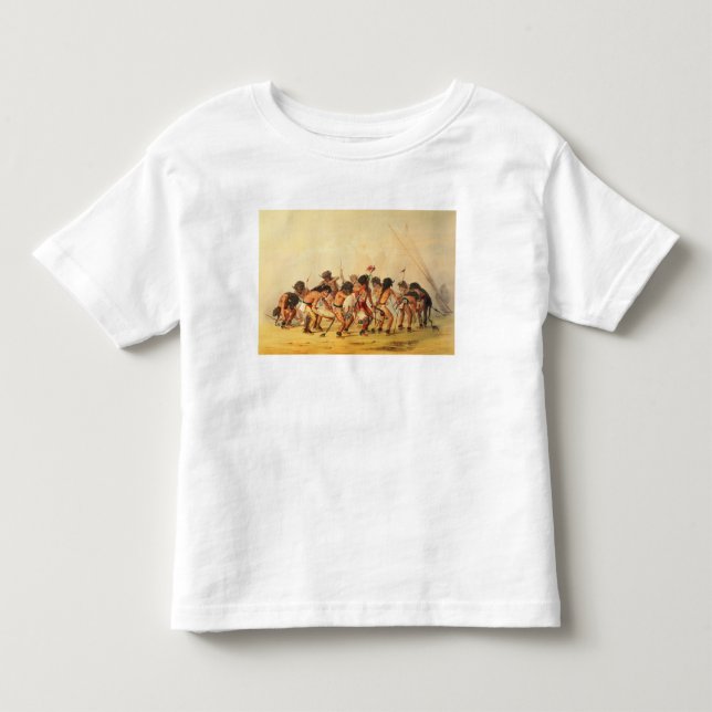 Camiseta De Bebé Danza del búfalo, c.1832 (Anverso)