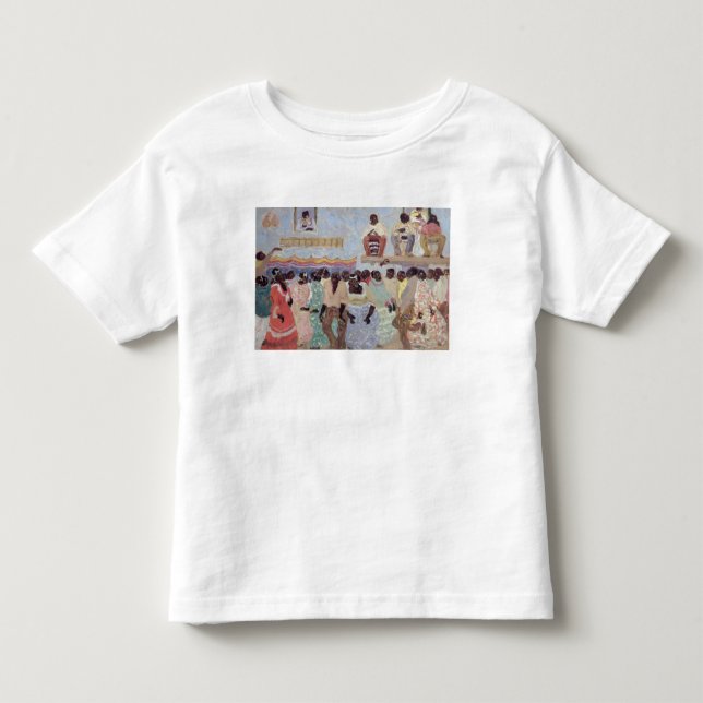 Camiseta De Bebé Danza del negro (Anverso)