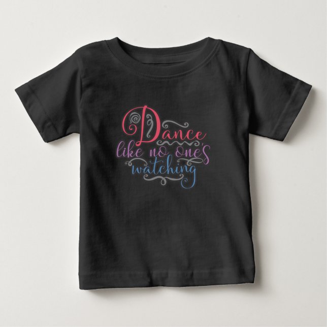 Camiseta De Bebé Danza divertida como nadie viendo bailar a la rein (Anverso)
