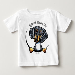 Camiseta De Bebé Dapple el Dachshund su todo alrededor yo