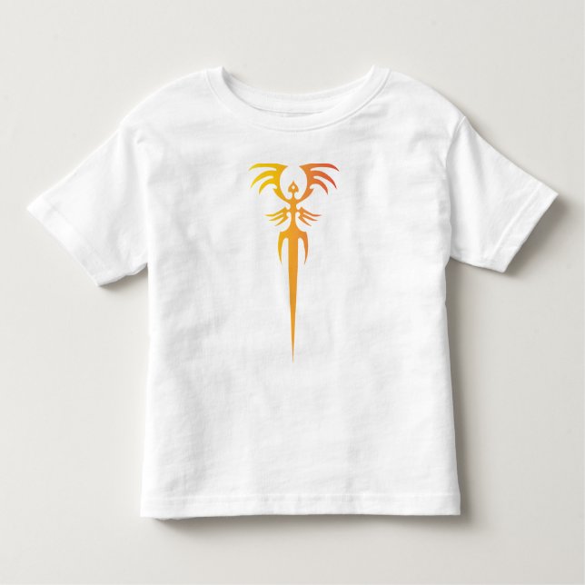 Camiseta De Bebé Dark Tribal Phoenix Emblem – Mythic Symbol (Anverso)