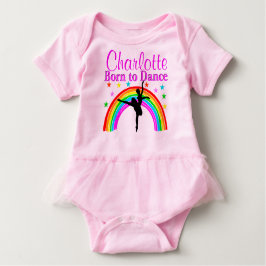 CAMISETA DE BEBÉ DARLING PERSONALIZADO NACIDO PARA BAILAR TUTU