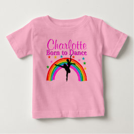 CAMISETA DE BEBÉ DARLING PERSONALIZADO NACIDO PARA BAILAR TUTU