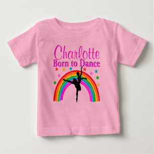 CAMISETA DE BEBÉ DARLING PERSONALIZADO NACIDO PARA BAILAR TUTU