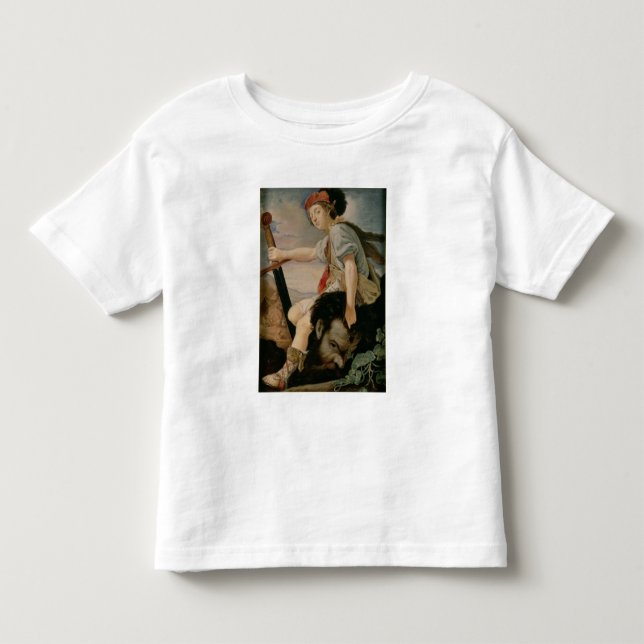 Camiseta De Bebé David con la cabeza de Goliat (Anverso)
