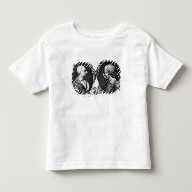 Camiseta De Bebé David Garrick y Shakespeare (Anverso)