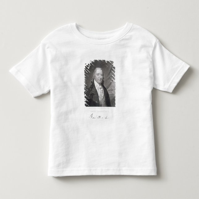 Camiseta De Bebé David Ramsay, grabado por James Barton Longacre (1 (Anverso)
