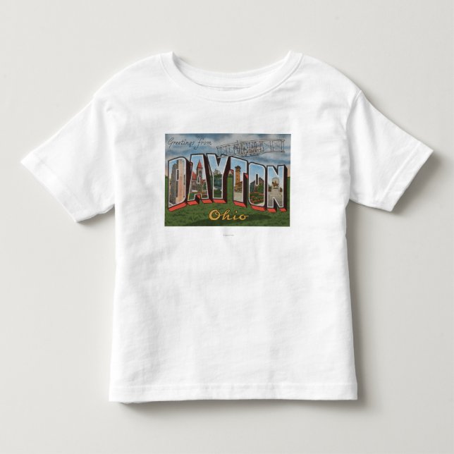 Camiseta De Bebé Dayton, Ohio (Avión de Wright Brothers) (Anverso)