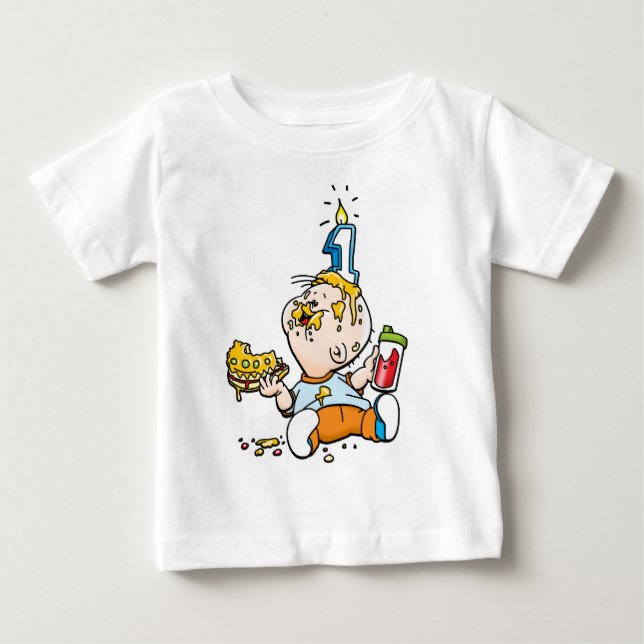 Camiseta De Bebé De 1 año (Anverso)
