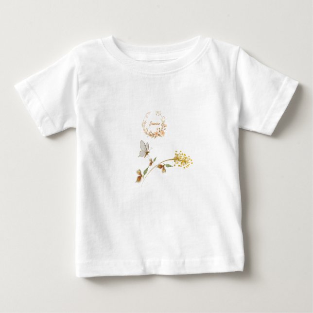 Camiseta de bebé de 1 cumpleaños (Anverso)