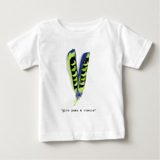 Camiseta De Bebé dé a guisantes una ocasión-luz