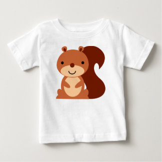 Camiseta de bebé de ardilla