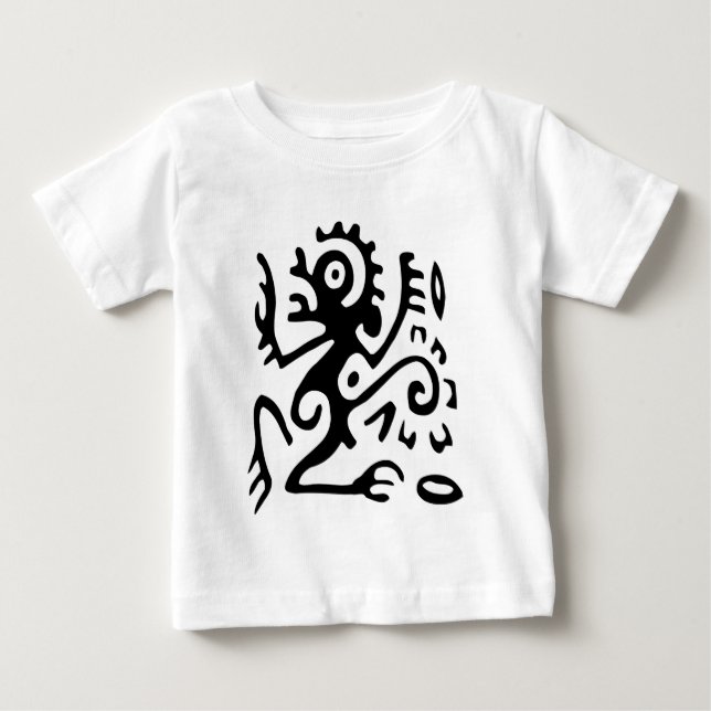 Camiseta de bebé de arte tribal abstracto (Anverso)