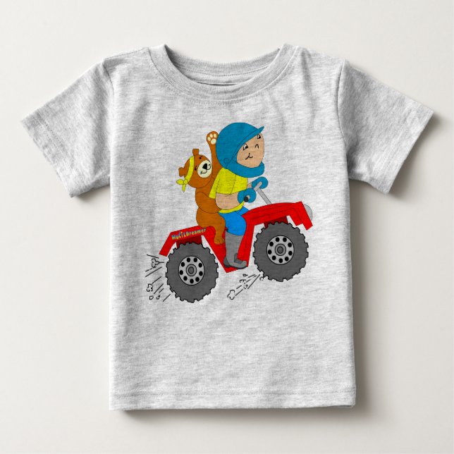 Camiseta de bebé de Atv (Anverso)