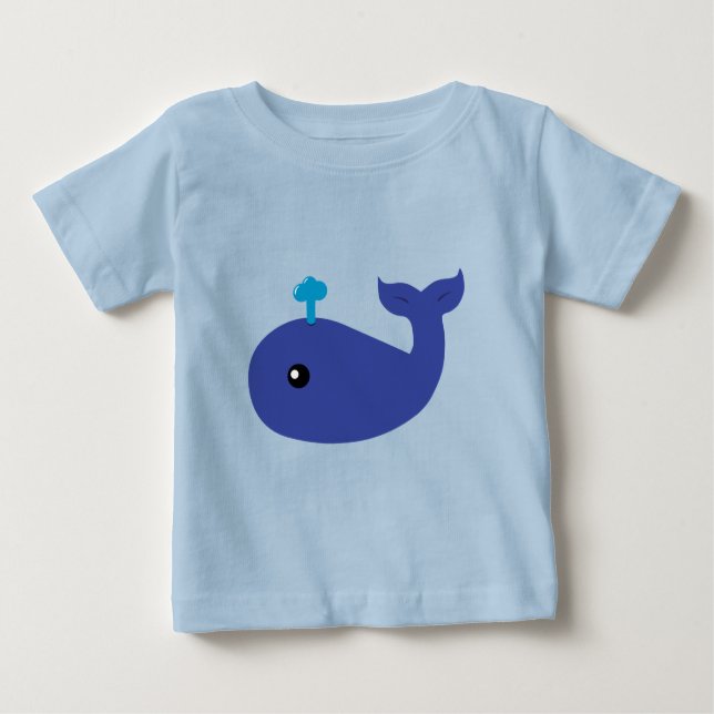 Camiseta de bebé de ballena (Anverso)