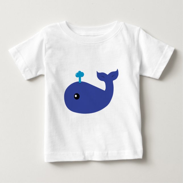 Camiseta de bebé de ballena (Anverso)