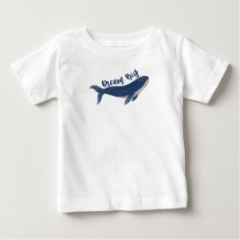 Camiseta de bebé de ballena "Dream Big"