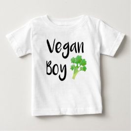 Camiseta de bebé de brócoli "Vegan Boy"