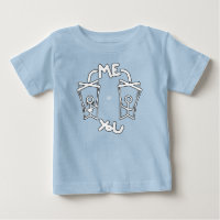 Camiseta de bebé de broma sobre la dinámica entre