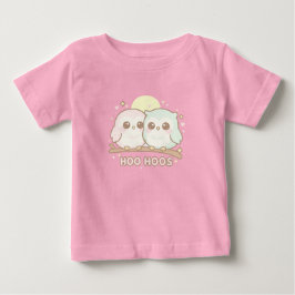 Camiseta de bebé de búho adorable – “Hoo Hoos”
