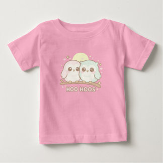 Camiseta de bebé de búho adorable – “Hoo Hoos”
