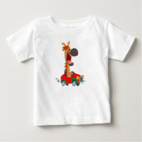 Camiseta de bebé de caballos con dibujos motorizad