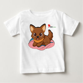 Camiseta de bebé de cachorrito 