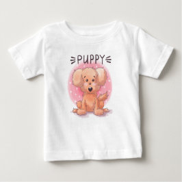Camiseta de bebé de cachorro