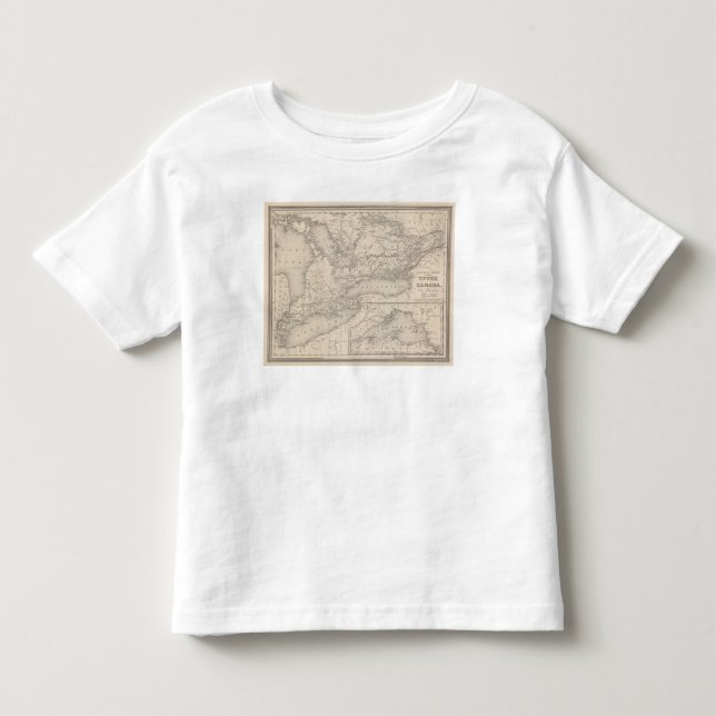 Camiseta De Bebé De Canadá parte superior al oeste (Anverso)