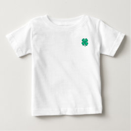 Camiseta de bebé de Clover irlandesa Lucky 4 Leaf