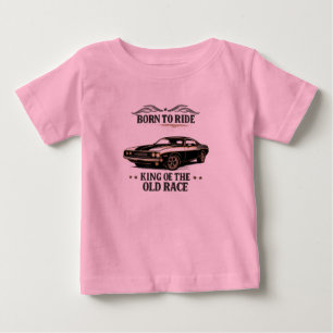 Camiseta de bebé de coche muscular clásico